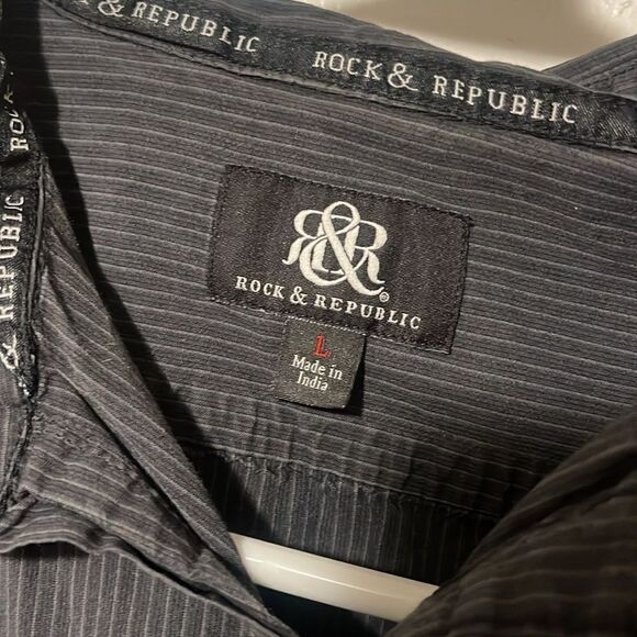 Rock & Republic shirt large - Picture 6 of 7